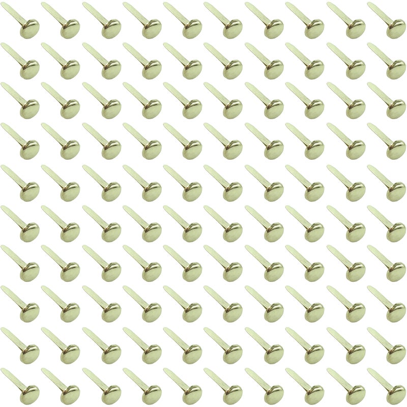 Clipco Paper Fasteners Medium 3/4-Inch Brass Plated (100-Pack) - Image 2